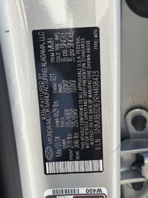 Certified 2024 Hyundai Tucson SEL FWD image 35