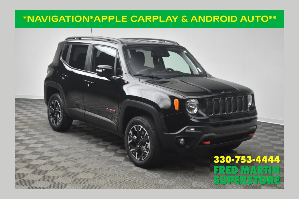 Used 2023 Jeep Renegade Trailhawk w/ Trailer Tow Group AWD/4WD 360° Tour