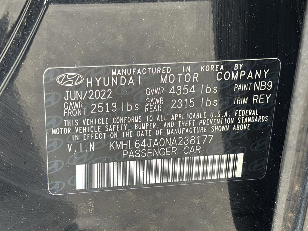 Certified 2022 Hyundai Sonata SEL w/ Cargo Package image 44