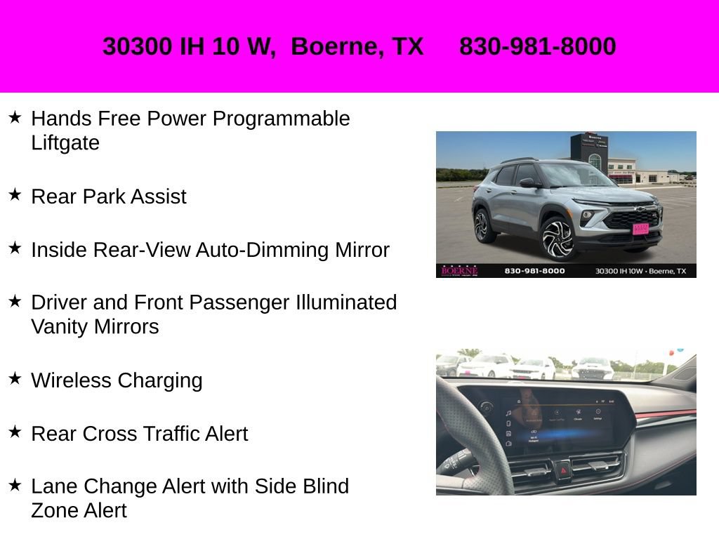 Used 2025 Chevrolet TrailBlazer RS w/ Convenience Package FWD image 30