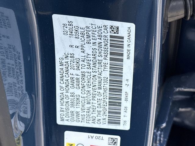 New 2026 Honda Civic Sport image 36