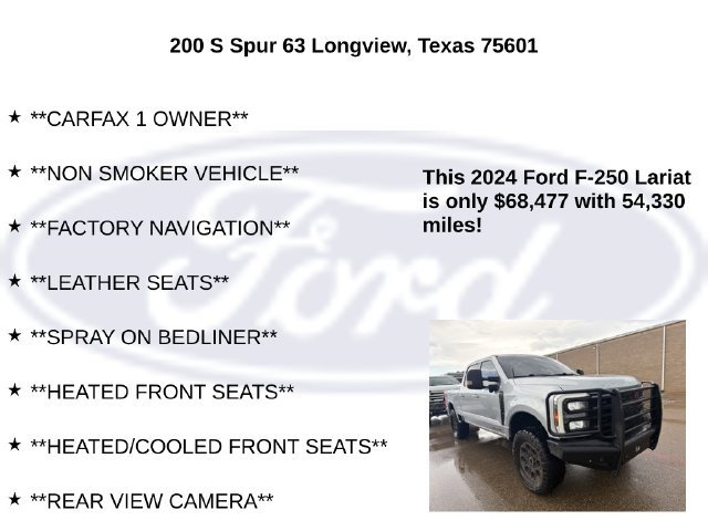 Used 2024 Ford F250 Lariat w/ Lariat Ultimate Package AWD/4WD image 20