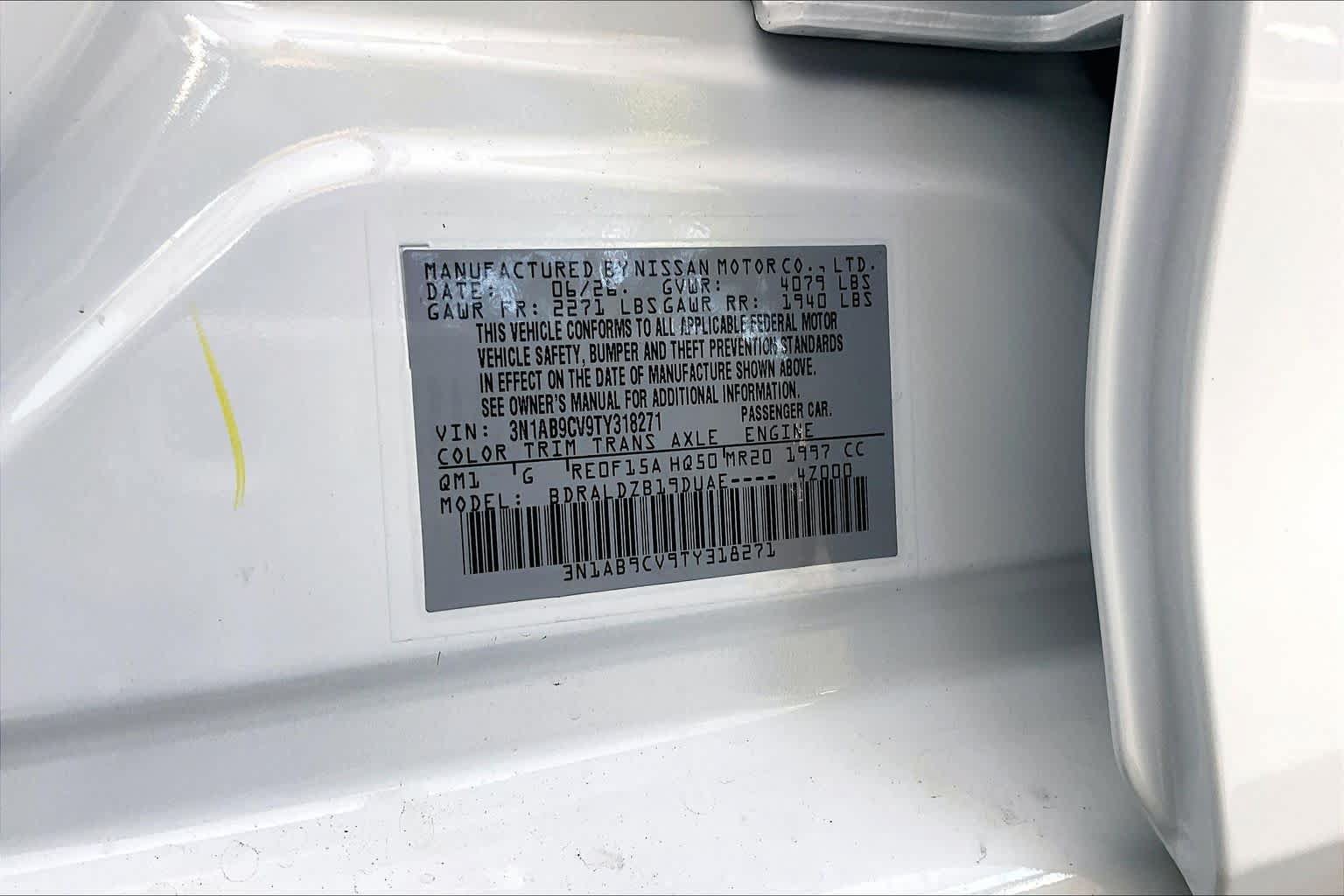 New 2026 Nissan Sentra SV w/ SV Convenience Package FWD image 14
