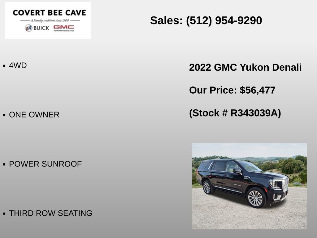 Used 2022 GMC Yukon Denali AWD/4WD image 6