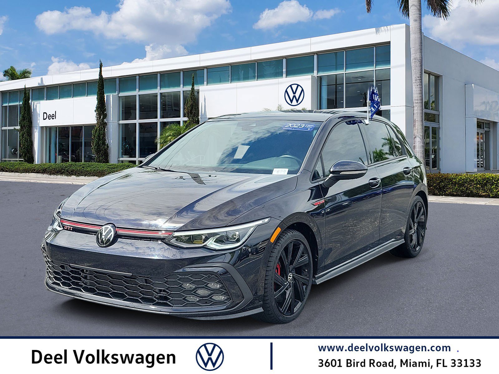 Certified 2023 Volkswagen GTI SE w/ Black Wheel Package