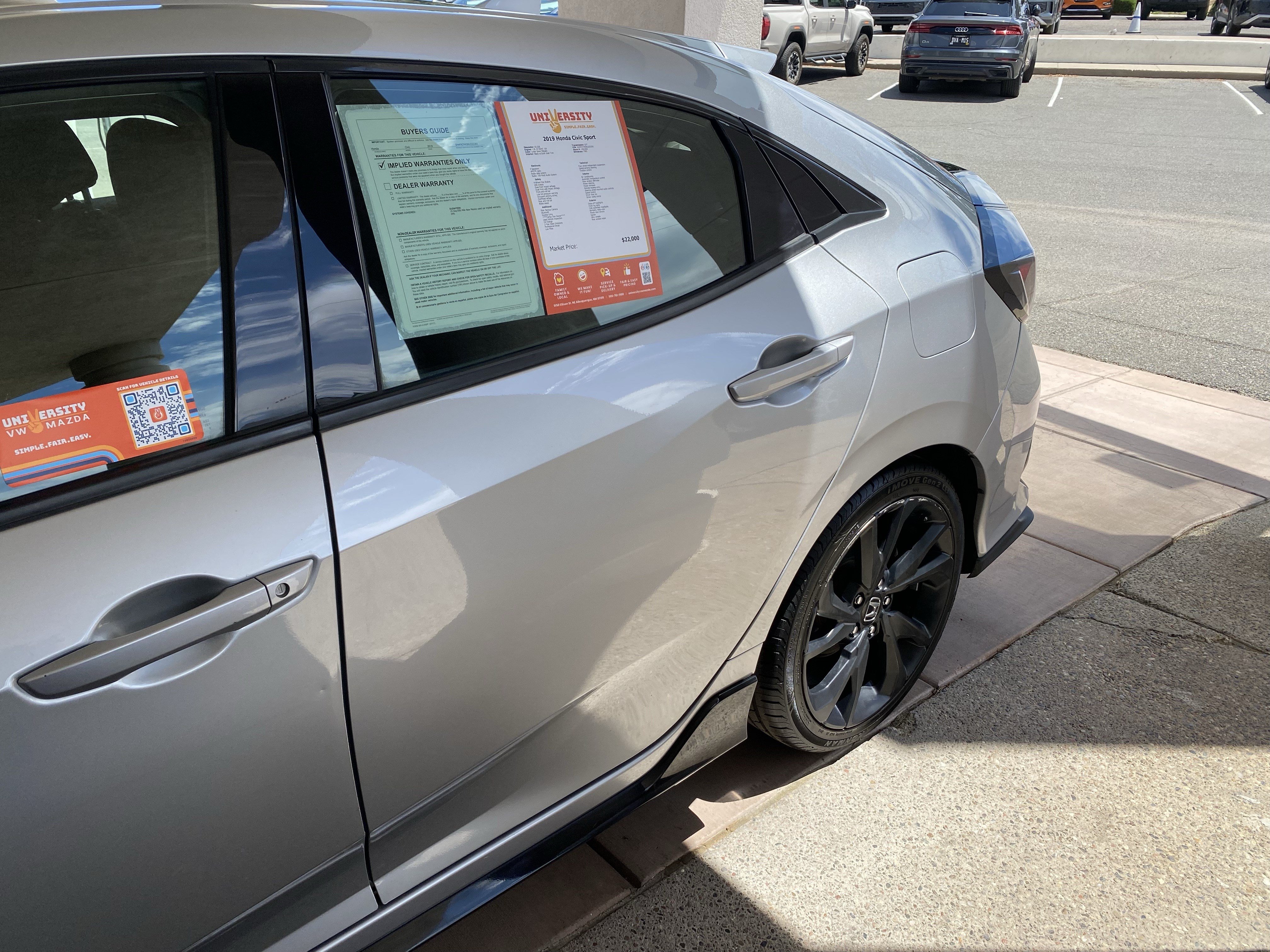 Used 2019 Honda Civic Sport image 59