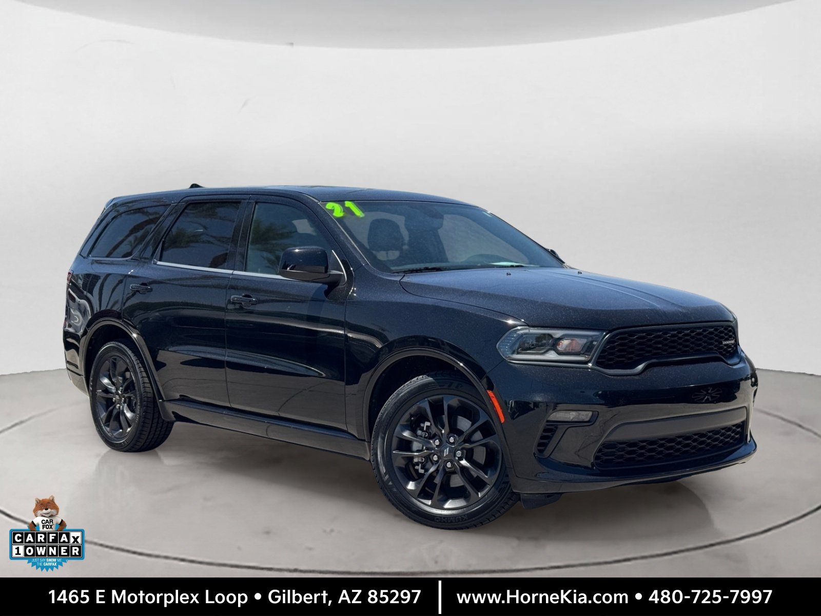 Used 2021 Dodge Durango GT w/ Blacktop Package RWD image 1