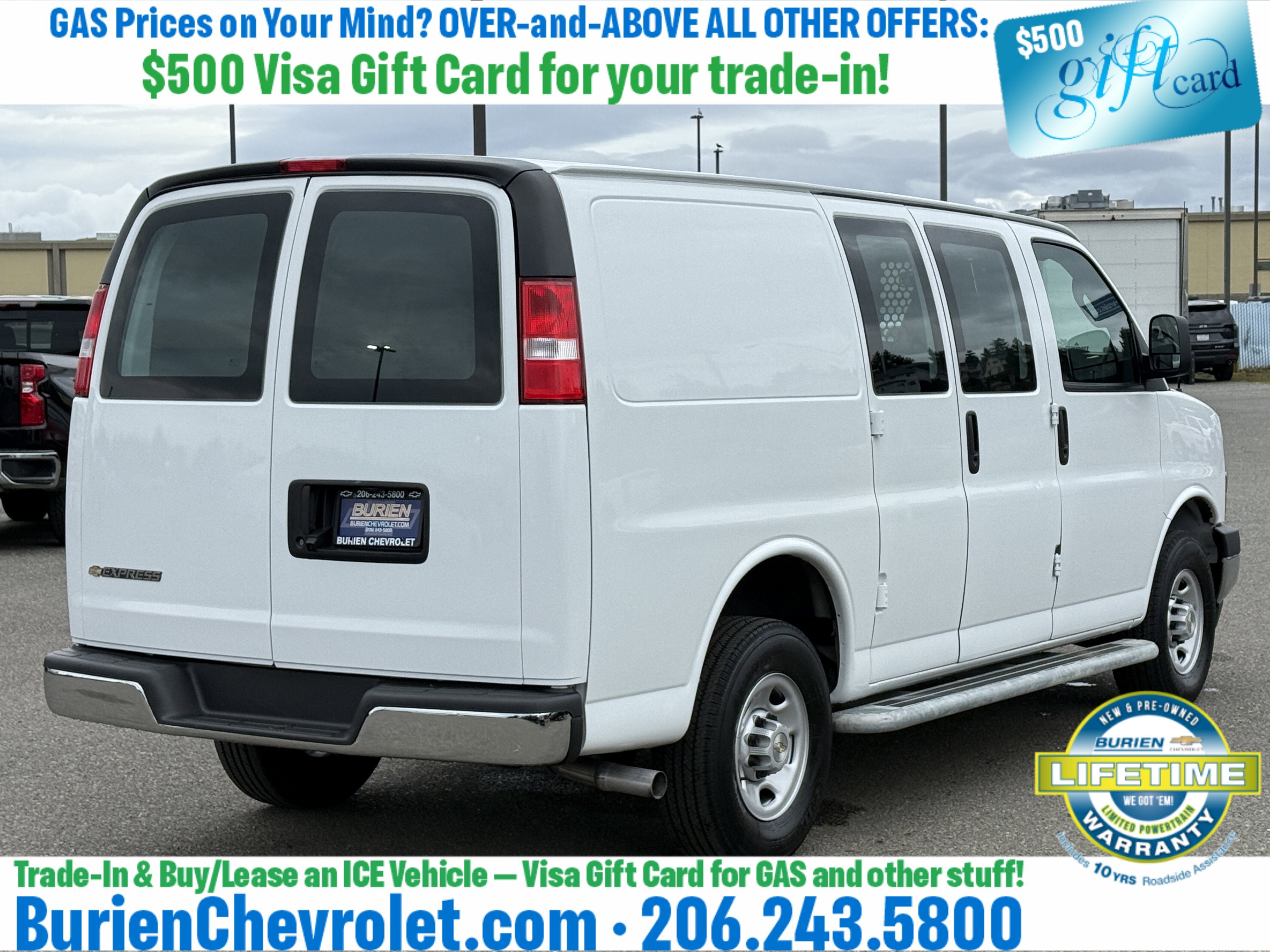Used 2024 Chevrolet Express 2500 w/ Driver Convenience Package RWD image 5