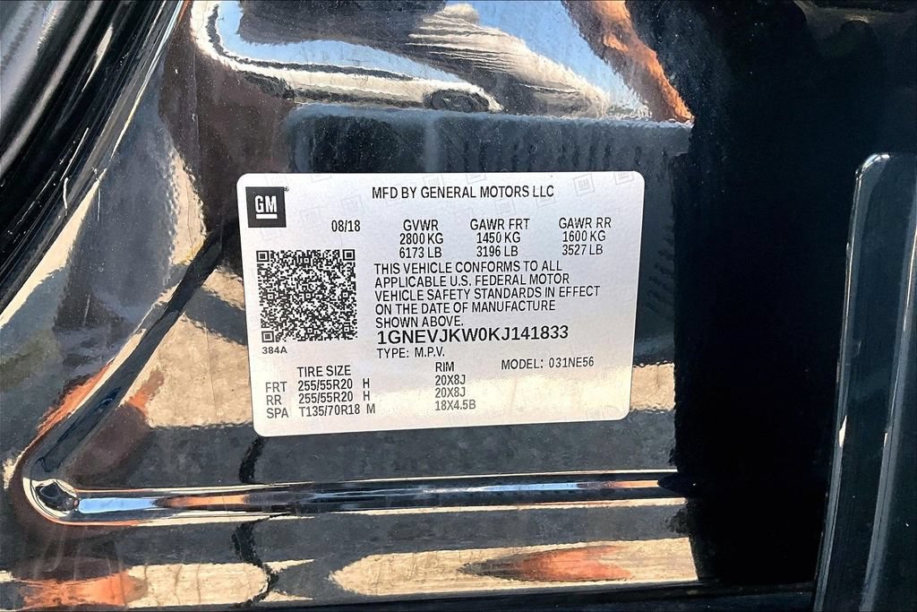 Used 2019 Chevrolet Traverse High Country w/ LPO, Floor Liner Package AWD/4WD image 44