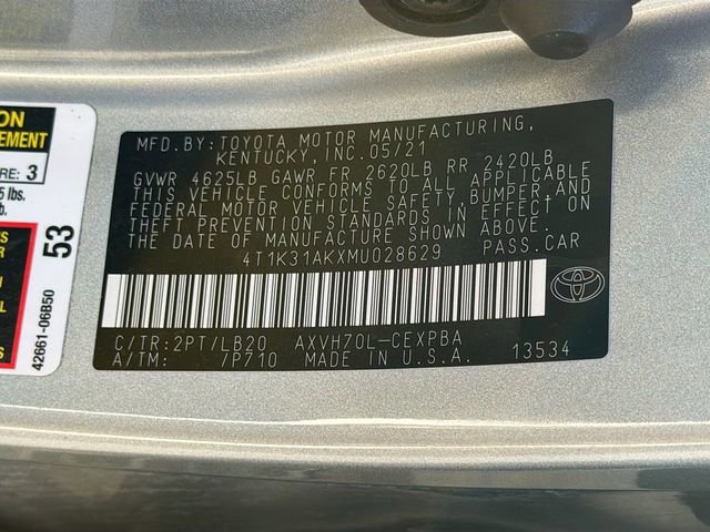 Used 2021 Toyota Camry XSE image 41