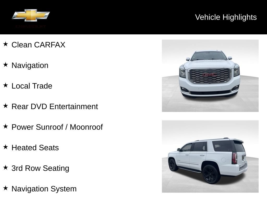 Used 2018 GMC Yukon Denali w/ Open Road Package AWD/4WD image 17