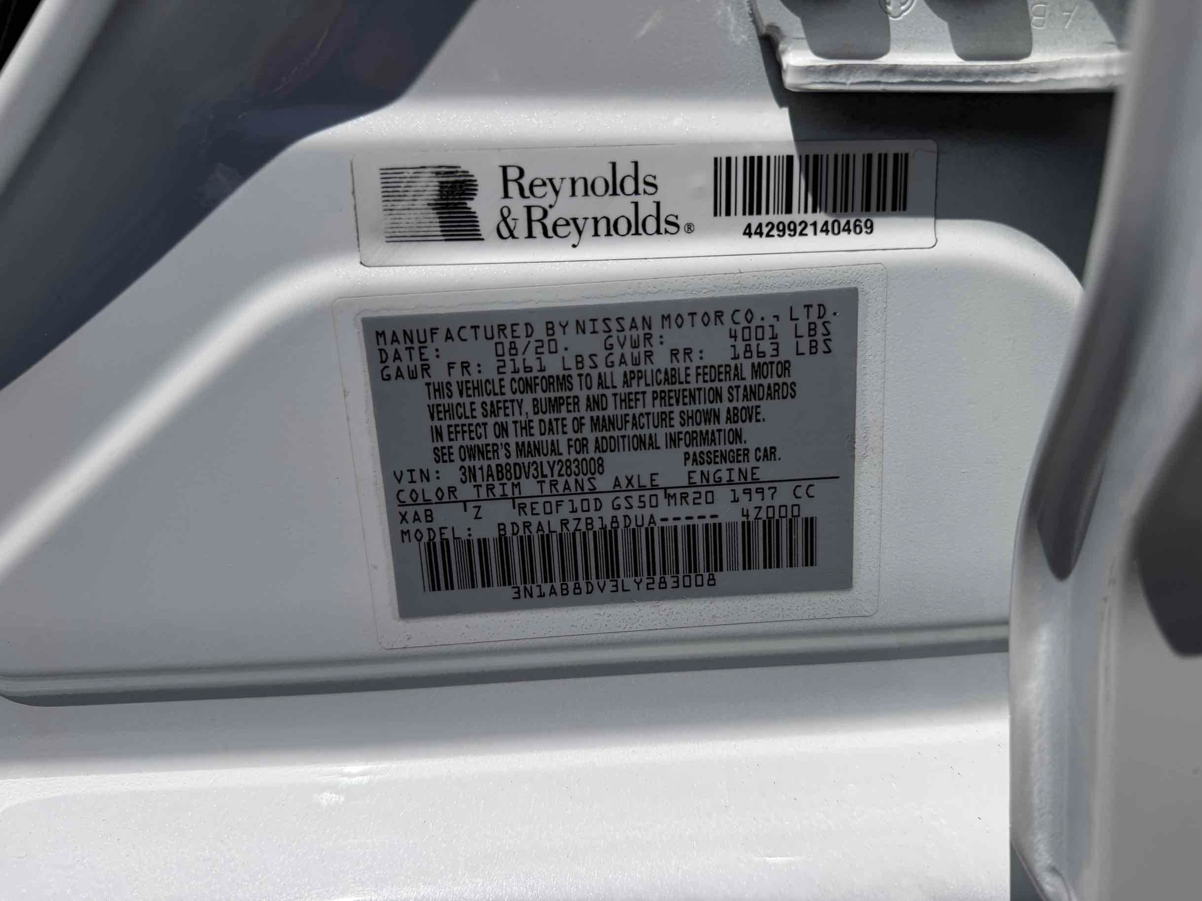 Used 2020 Nissan Sentra SR w/ Electronics Package FWD image 22