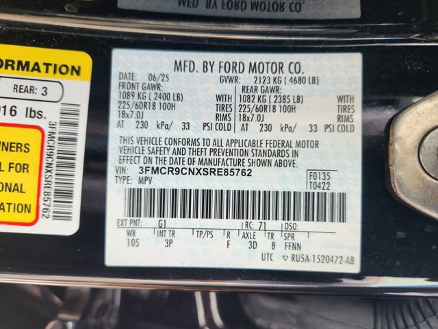 Certified 2025 Ford Bronco Sport Outer Banks w/ Outer Banks Tech Package+ AWD/4WD image 27