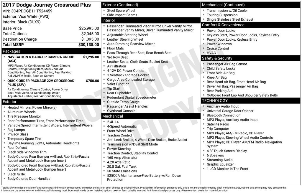 Used 2017 Dodge Journey Crossroad image 10
