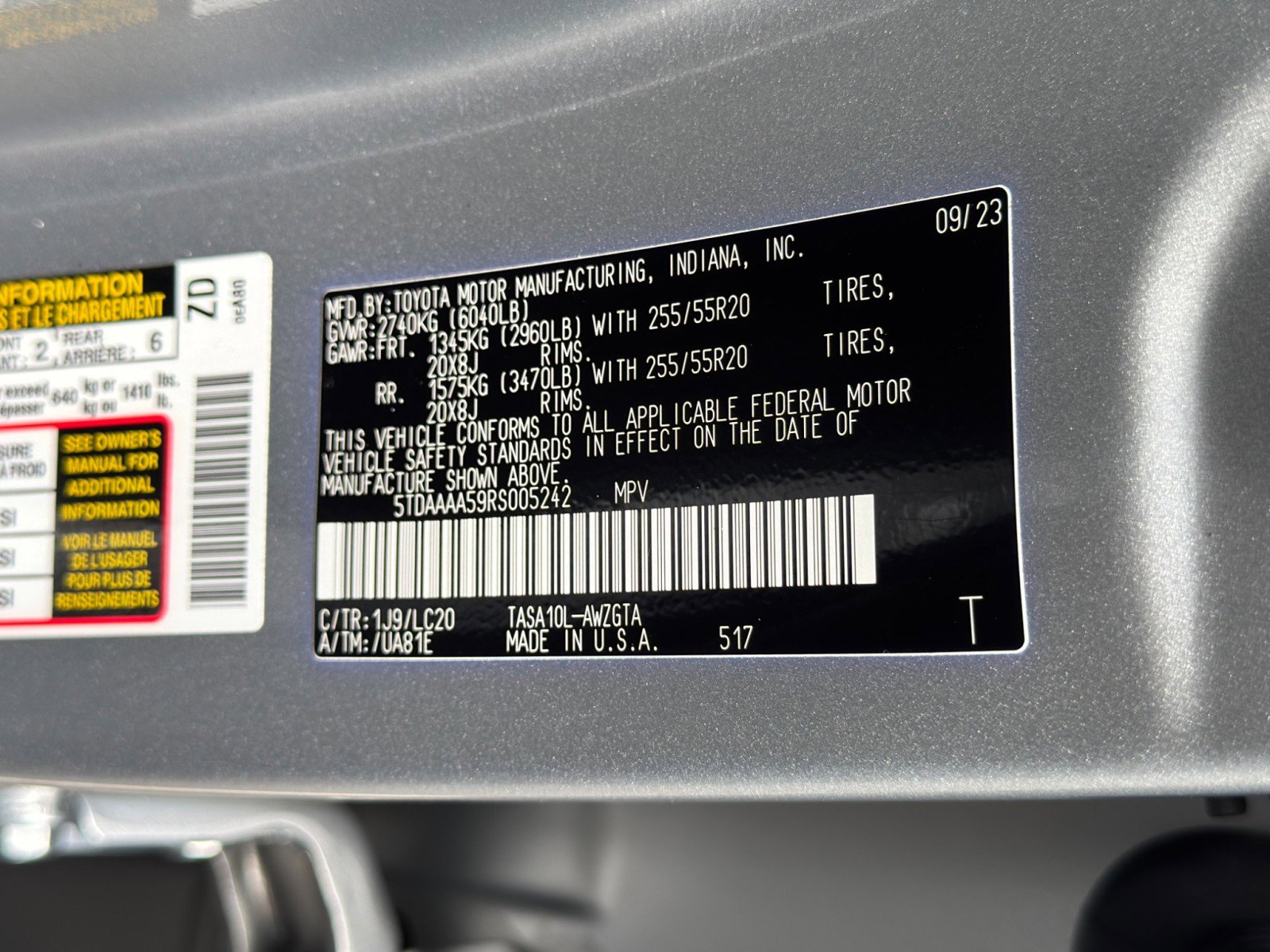 Used 2024 Toyota Grand Highlander FWD image 48