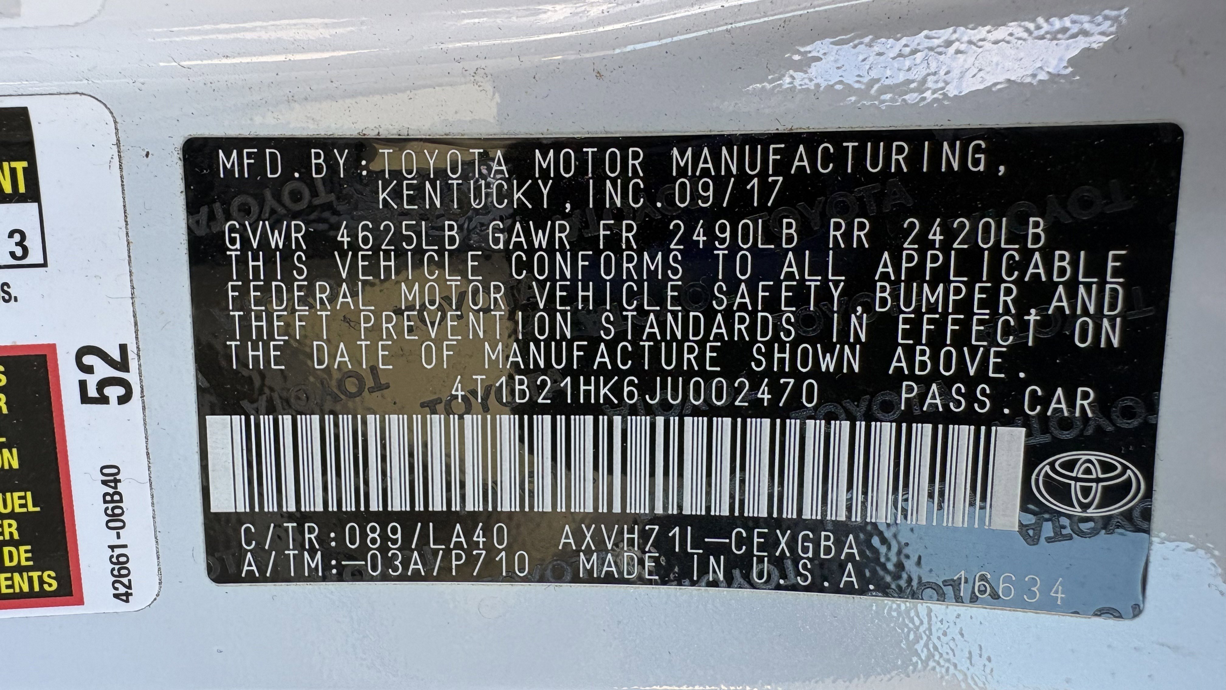 Used 2018 Toyota Camry XLE image 34