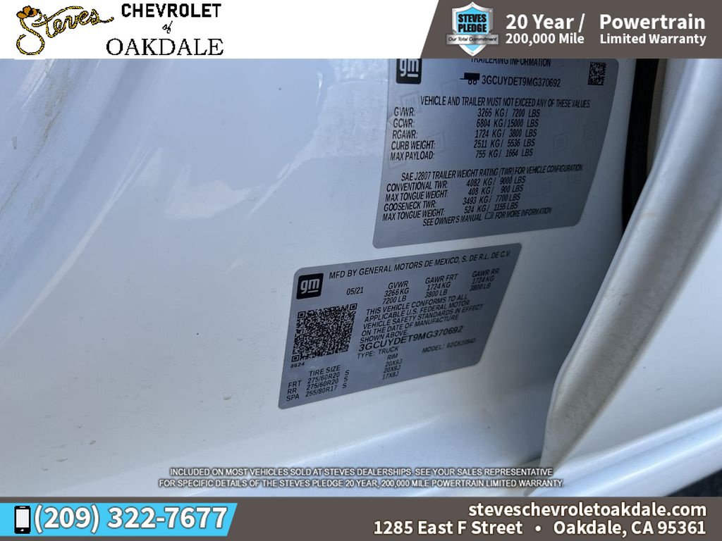 Certified 2021 Chevrolet Silverado 1500 LT w/ All Star Edition Plus AWD/4WD image 36