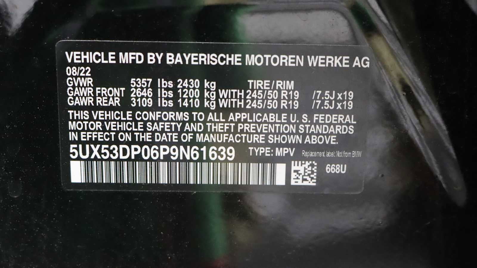 Used 2023 BMW X3 xDrive30i w/ Premium Package image 27