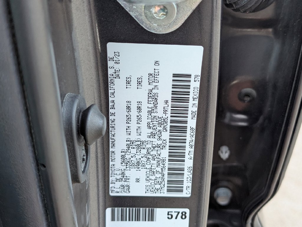 Used 2023 Toyota Tacoma Limited AWD/4WD image 34