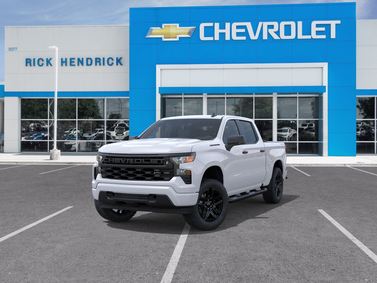 New 2026 Chevrolet Silverado 1500 Custom w/ Turbomax Blackout Package AWD/4WD image 10