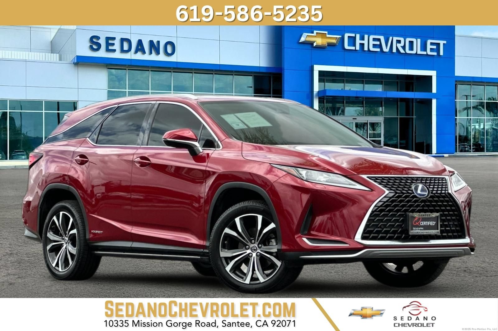 Used 2020 Lexus RX 450hL AWD w/ Premium Package