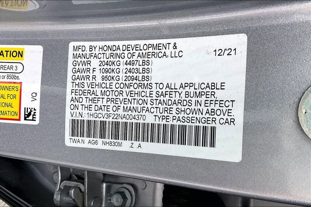 Used 2022 Honda Accord Sport image 35
