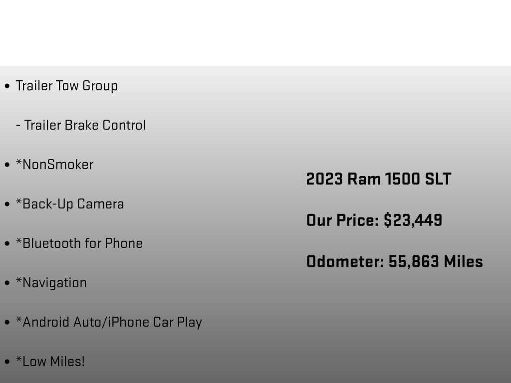 Used 2023 RAM 1500 Classic SLT w/ Trailer & Traction Group image 24