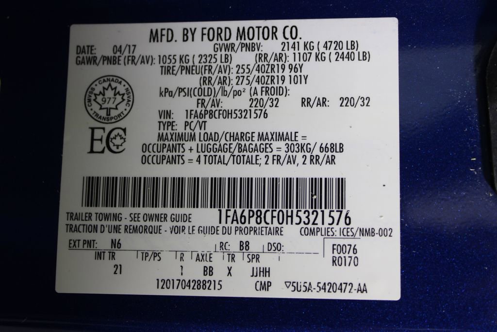 Used 2017 Ford Mustang GT w/ GT Performance Package image 24