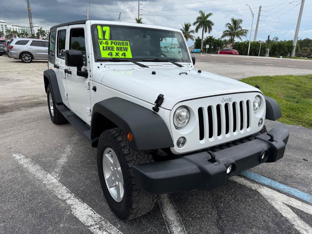 Used 2017 Jeep Wrangler Unlimited Sport w/ Quick Order Package 24S AWD/4WD image 1