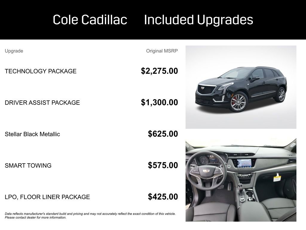 New 2025 Cadillac XT5 Sportv w/ Technology Package image 3