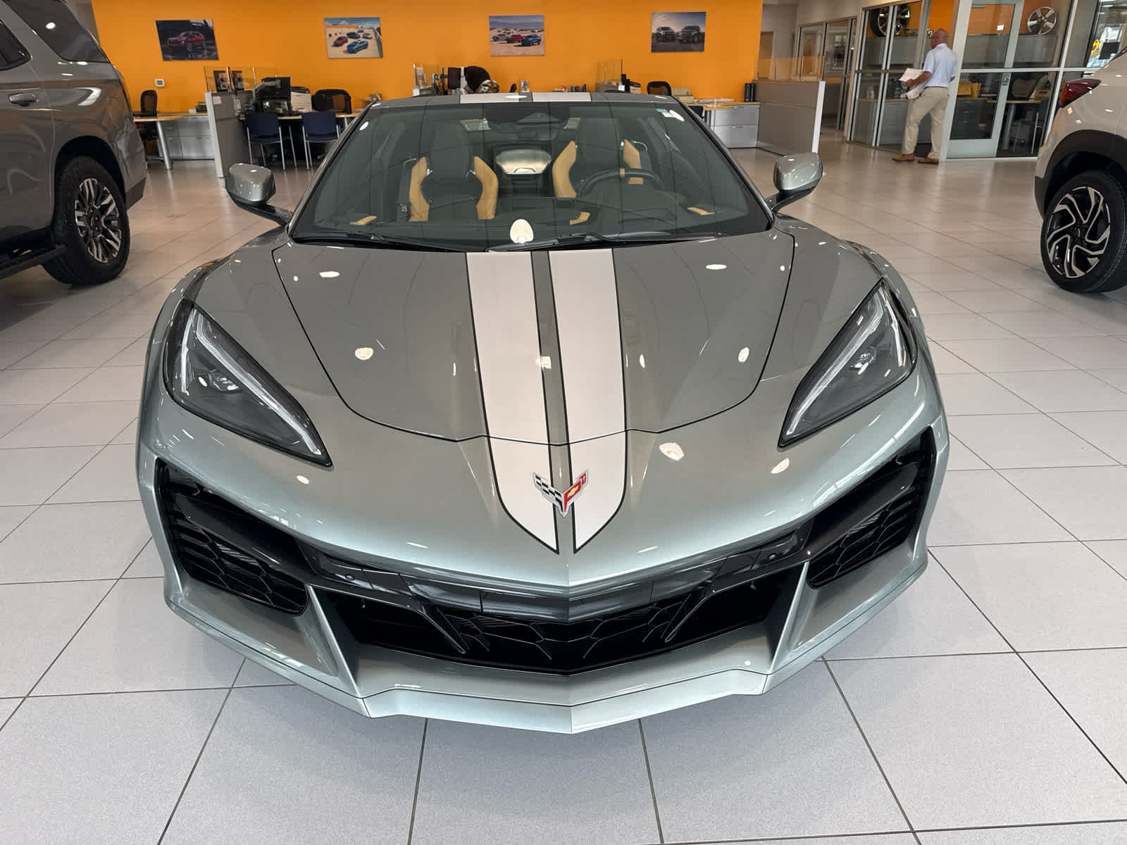 Used 2024 Chevrolet Corvette Z06 w/ Chrome Exterior Badge Package RWD image 10