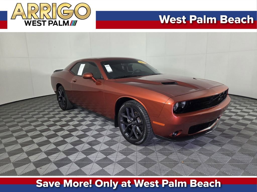 Used 2021 Dodge Challenger SXT w/ Blacktop Package RWD image 1