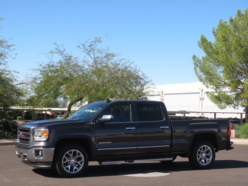 Used 2015 GMC Sierra 1500 SLT w/ SLT Crew Cab Value Package AWD/4WD image 1