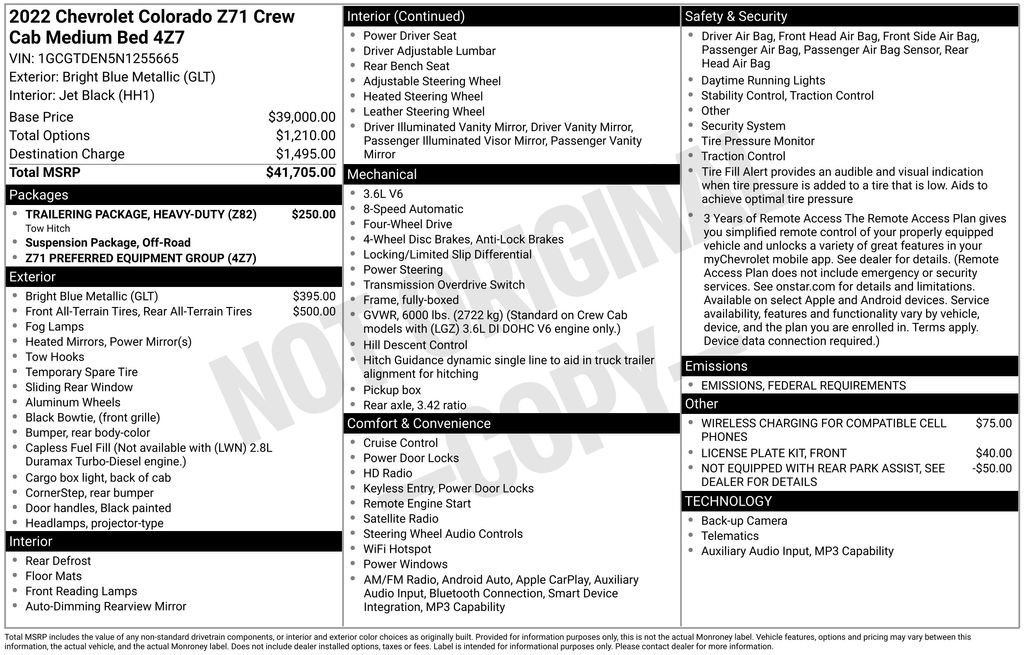 Certified 2022 Chevrolet Colorado Z71 image 4
