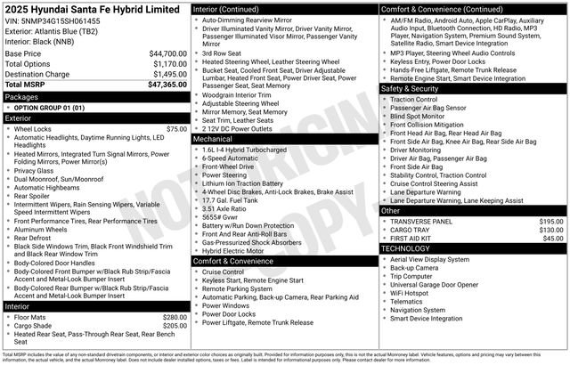 Used 2025 Hyundai Santa Fe Limited image 7