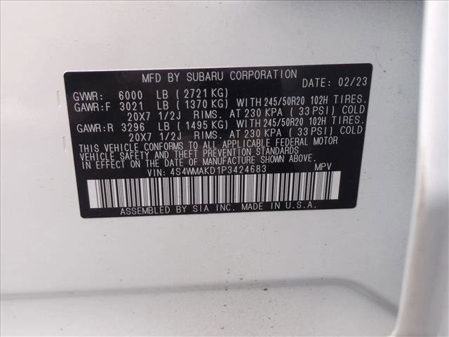 Used 2023 Subaru Ascent Onyx Edition Limited image 14