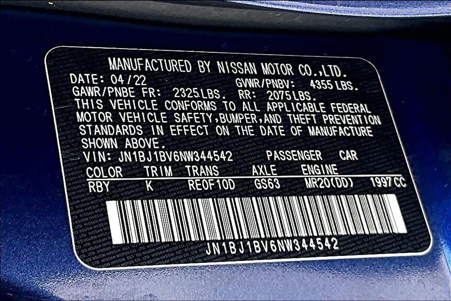 Certified 2022 Nissan Rogue Sport SV FWD image 33
