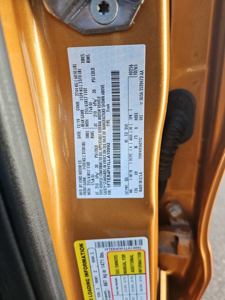 Used 2020 Ford Ranger XLT w/ Equipment Group 301A Mid AWD/4WD image 29