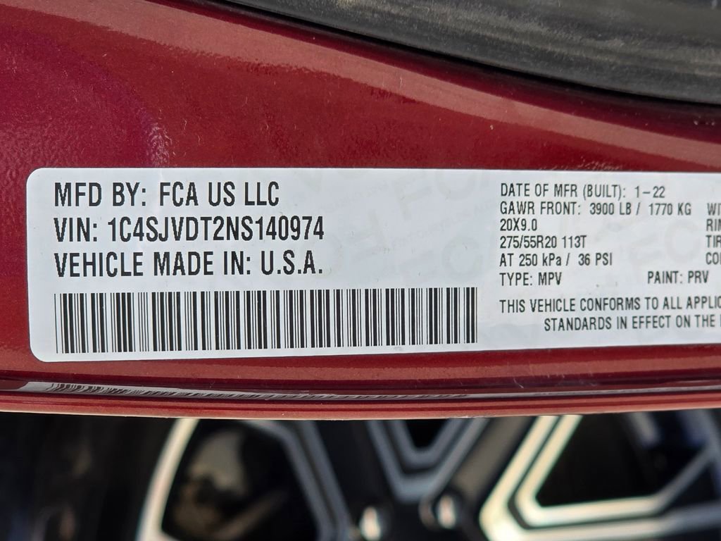 Used 2022 Jeep Wagoneer Series III w/ Flexible Seating Group image 24