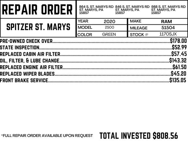 Used 2020 RAM 2500 Laramie image 2