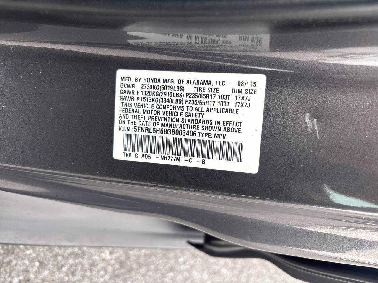 Used 2016 Honda Odyssey EX-L image 21