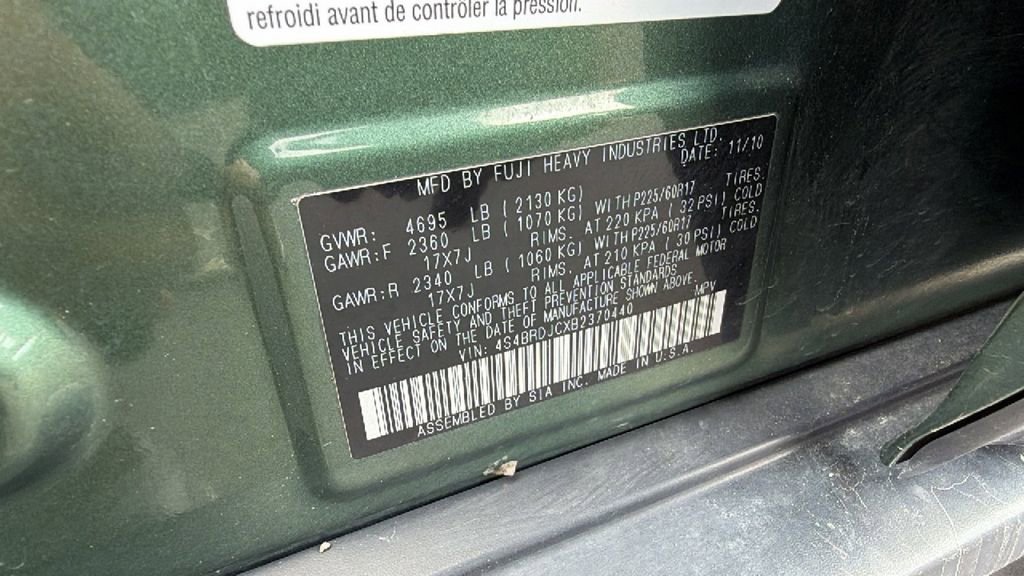 Used 2011 Subaru Outback 3.6R Limited w/ Popular Equipment Group 1B image 29