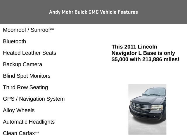 Used 2011 Lincoln Navigator L 2WD w/ 101A Rapid Spec Order Code image 4