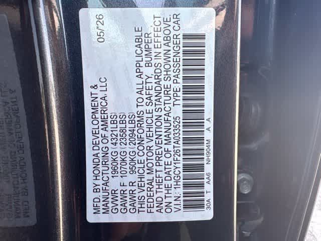 Certified 2026 Honda Accord LX image 26