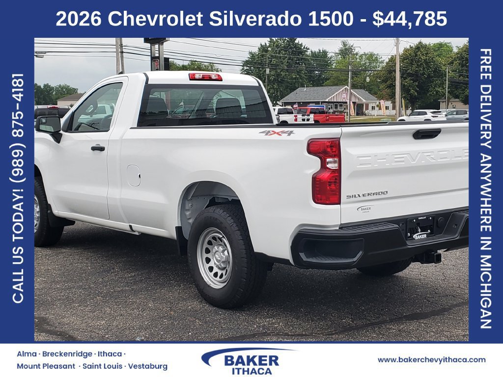 New 2026 Chevrolet Silverado 1500 W/T w/ Trailering Package AWD/4WD image 3