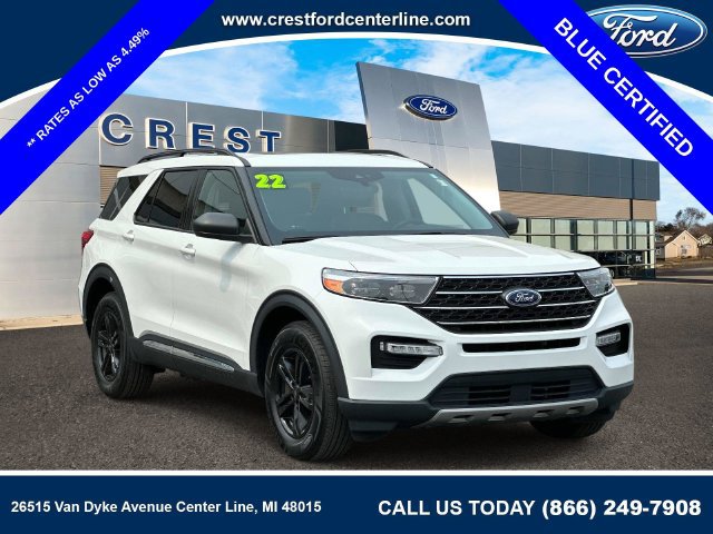 Certified 2022 Ford Explorer XLT w/ Equipment Group 202A