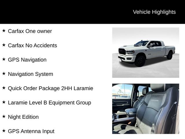 Used 2024 RAM 3500 Laramie w/ Night Edition AWD/4WD image 8