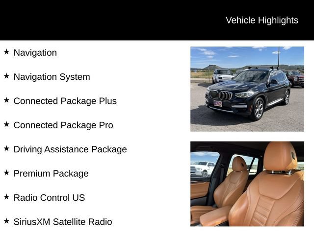 Used 2020 BMW X3 xDrive30i w/ Premium Package AWD/4WD image 8
