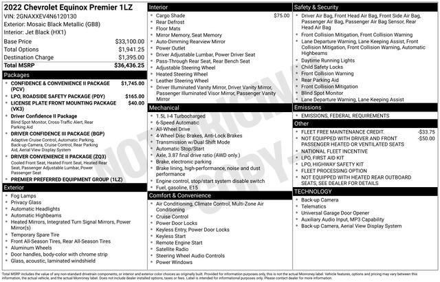 Used 2022 Chevrolet Equinox Premier image 28