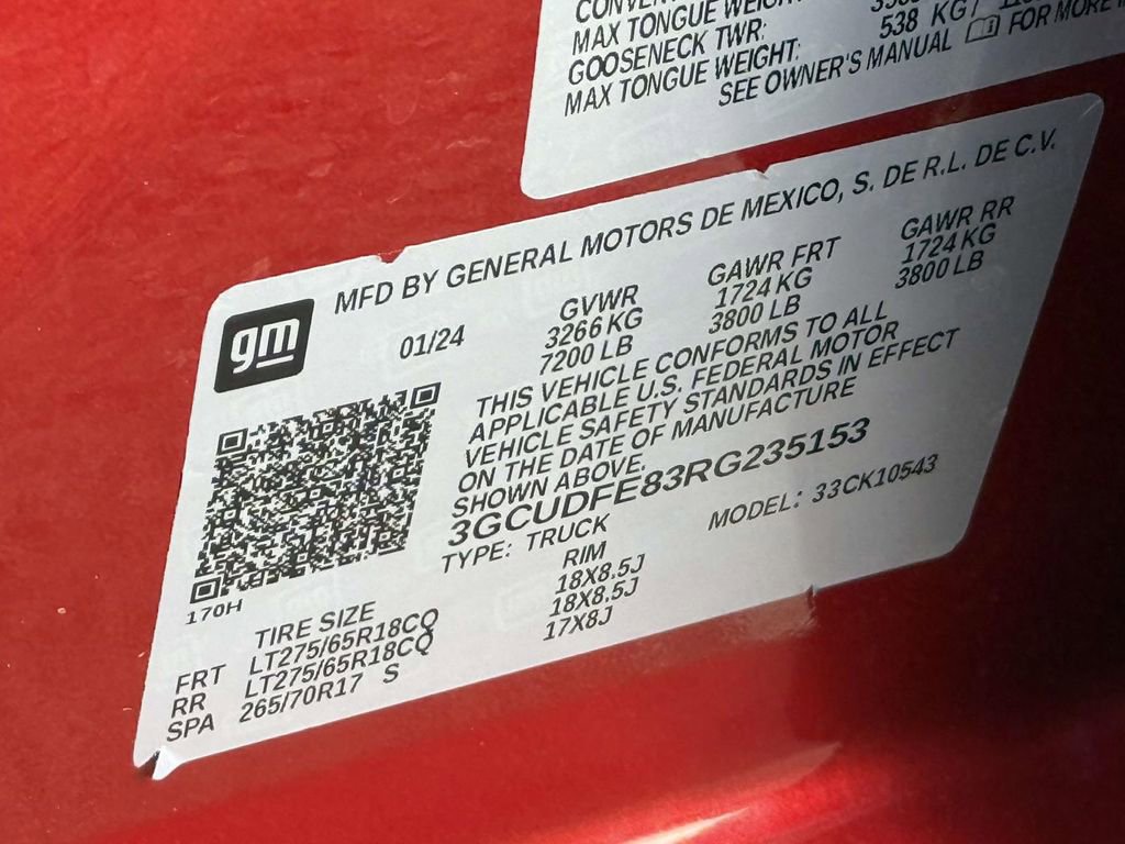 Used 2024 Chevrolet Silverado 1500 LT Trail Boss w/ Convenience Package II image 31